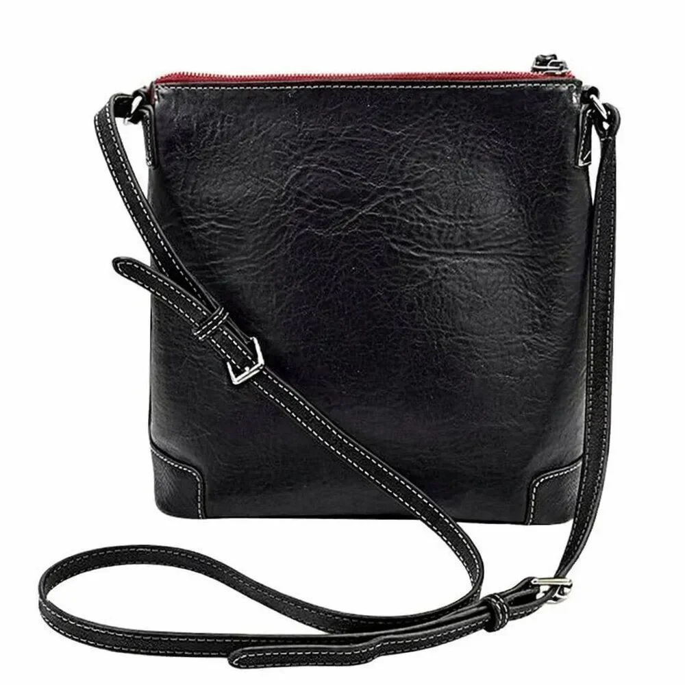 DOONEY & BOURKE Florentine Triple Zip North/South Crossbody Bag Brown